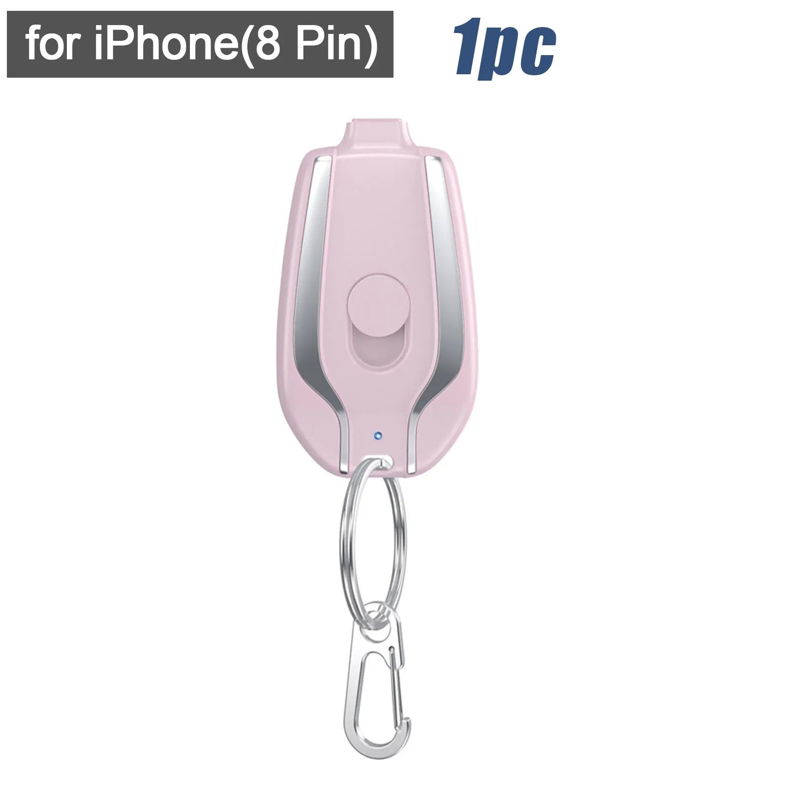 Keychain Portátil Emergency Phone Cargador Power Bank