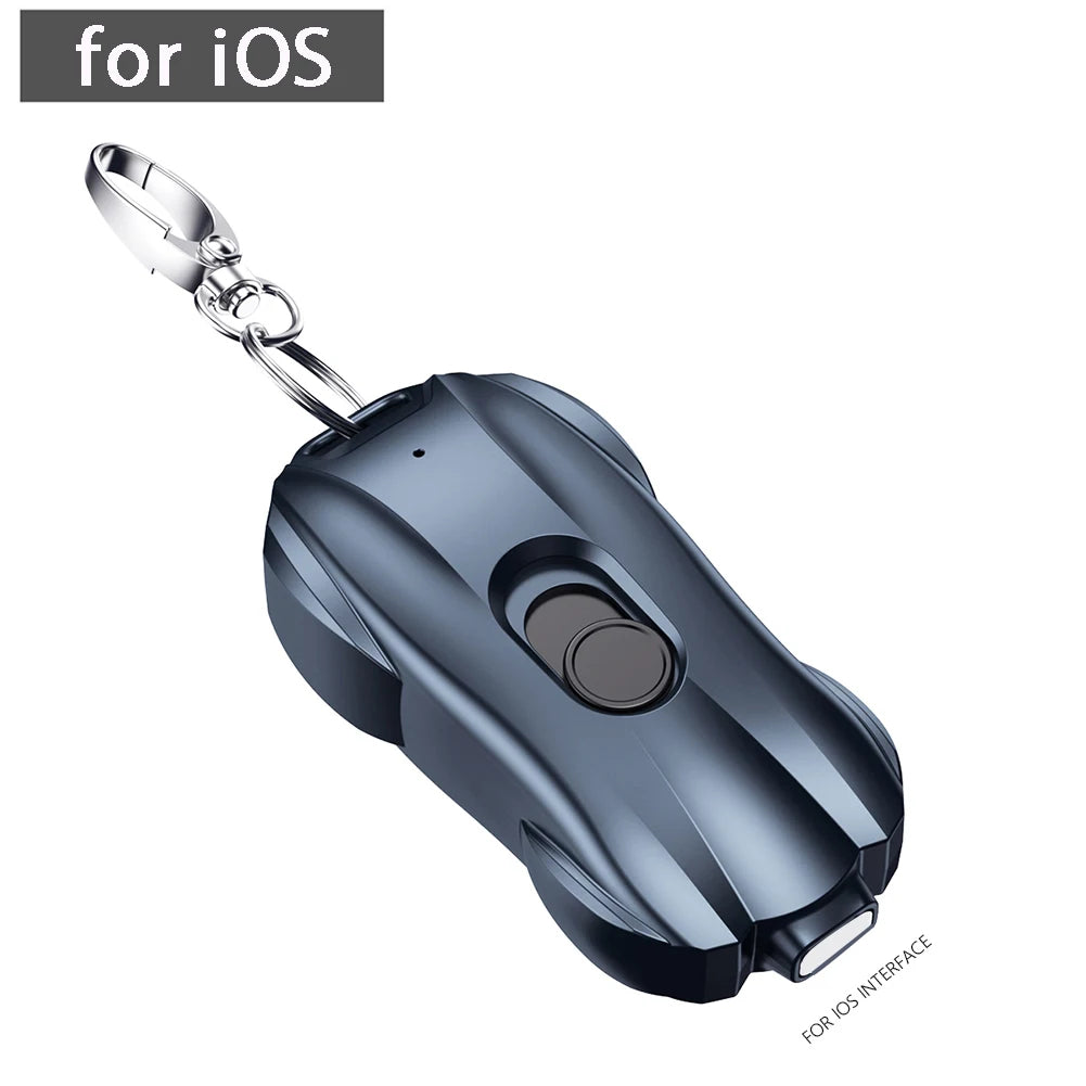 Keychain Portátil Emergency Phone Cargador Power Bank