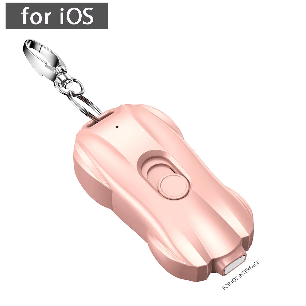 Keychain Portátil Emergency Phone Cargador Power Bank