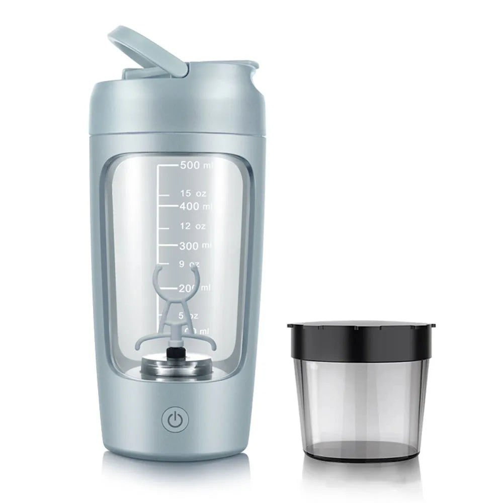 Eléctrico Shaker Proteico Cup With Powder Storage