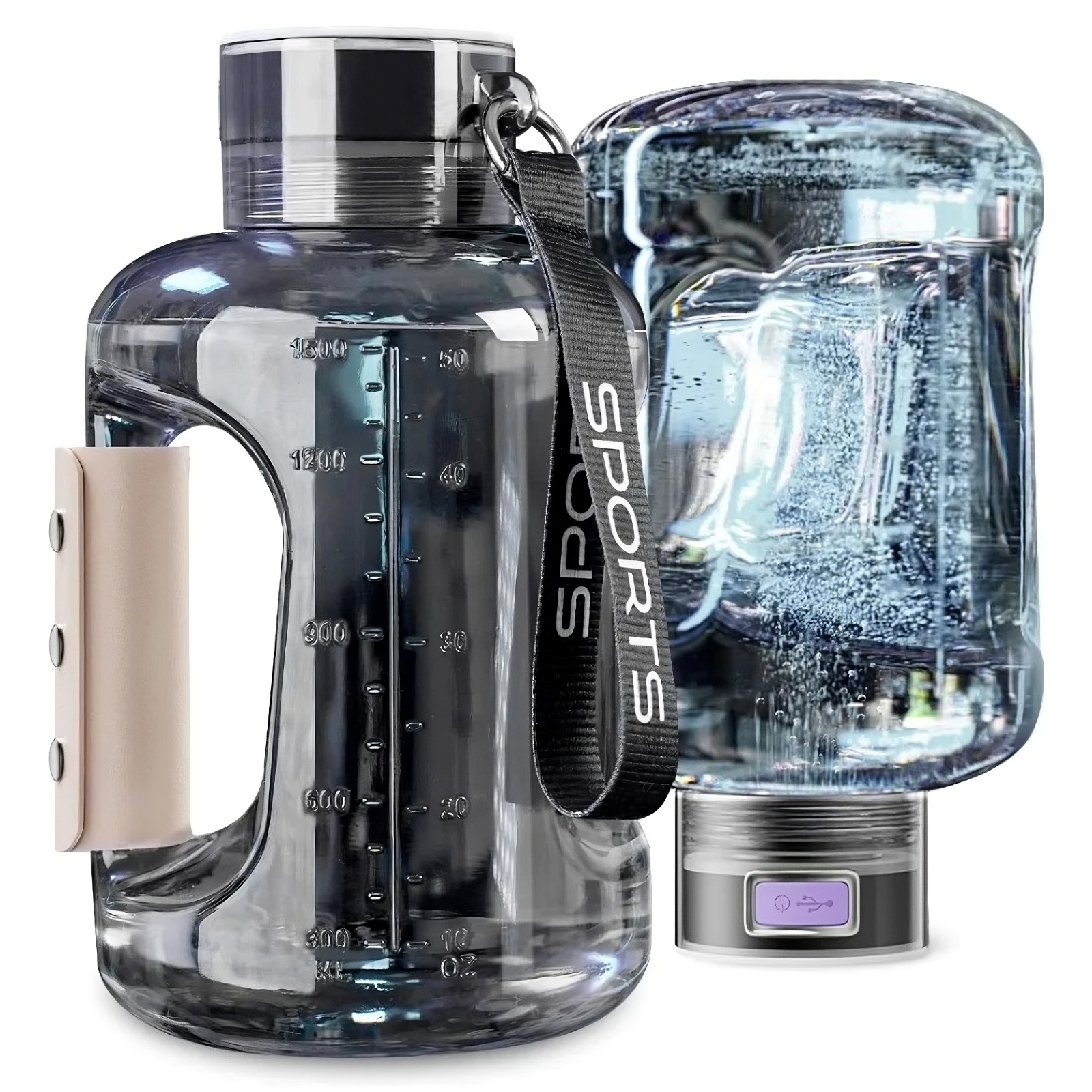 Hydrogen Water Bottle 1 5l