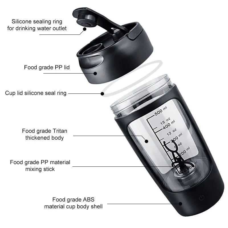 Eléctrico Protein Shaker Cup With Powder Storage