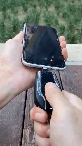 Keychain Portátil Emergency Phone Cargador Power Bank