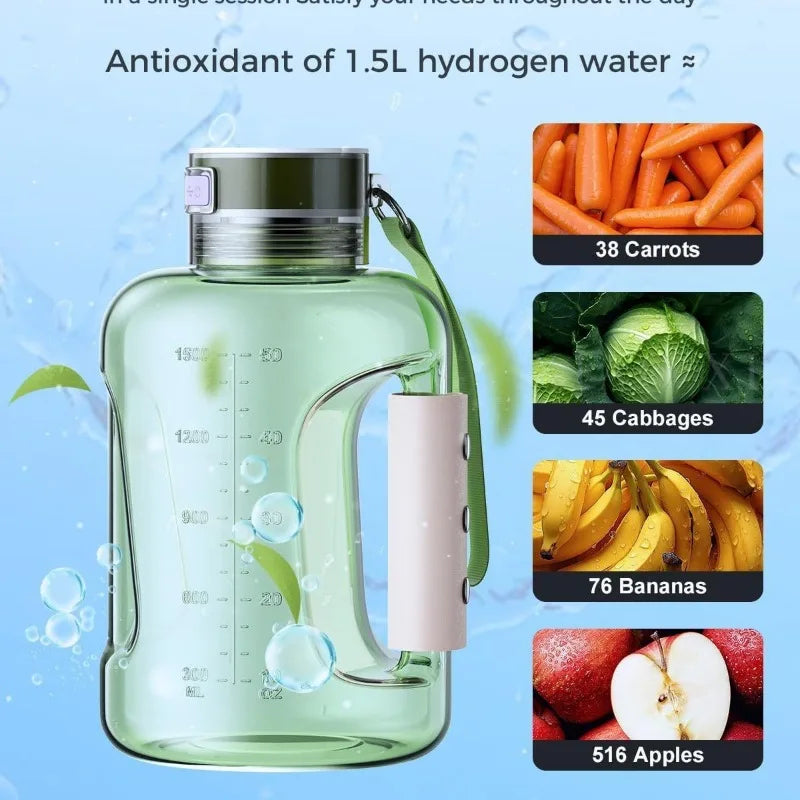 Hydrogen Water Bottle 1 5l