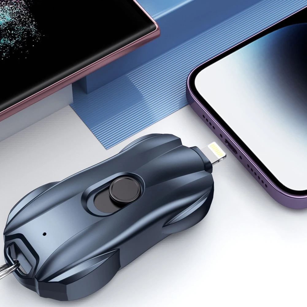 Keychain Portátil Emergency Phone Cargador Power Bank