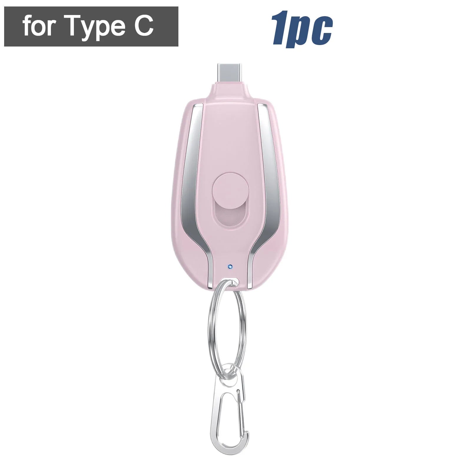 Keychain Portátil Emergency Phone Cargador Power Bank